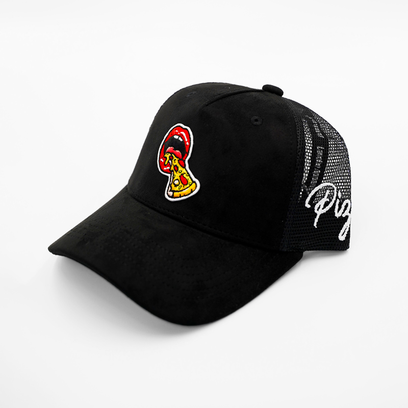 Pizza Club Black Trucker